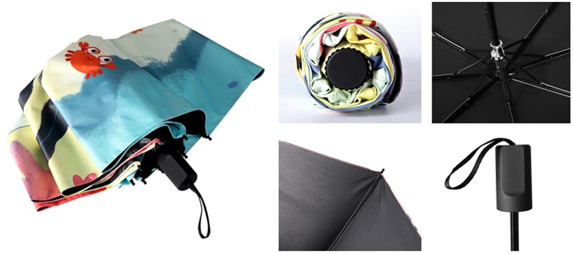 Havsbottenvärlden Folding Dome Paraply