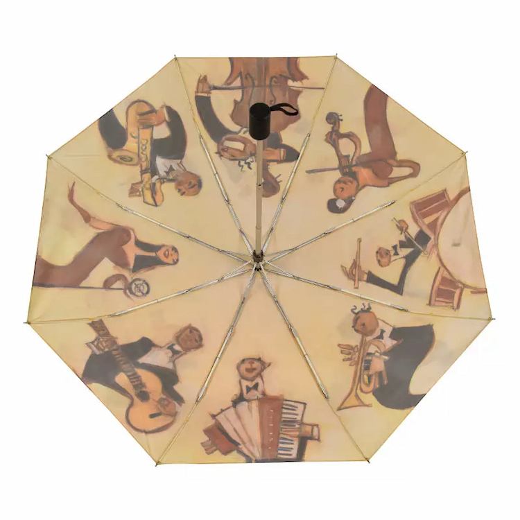 personliga hopfällbara paraplyer