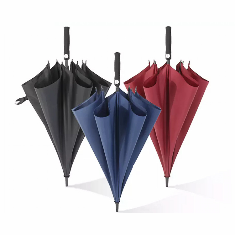 Anpassad logotyp tryckt rakt automatiskt golfparaply vindtätt